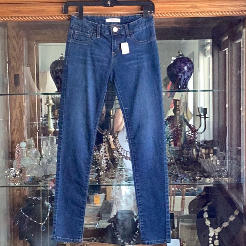 Classic Women's Dark Blue Skinny Jeans